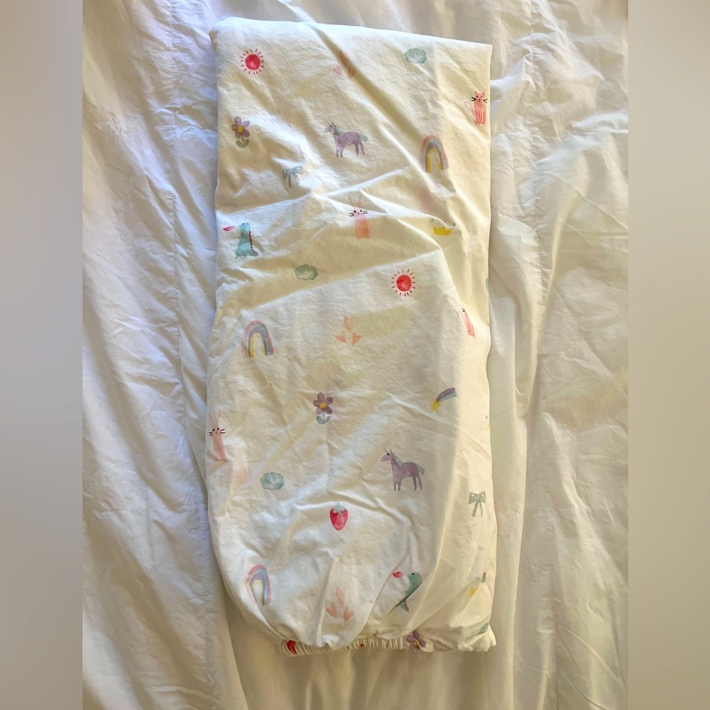 Pottery Barn Kids organic crib sheet
